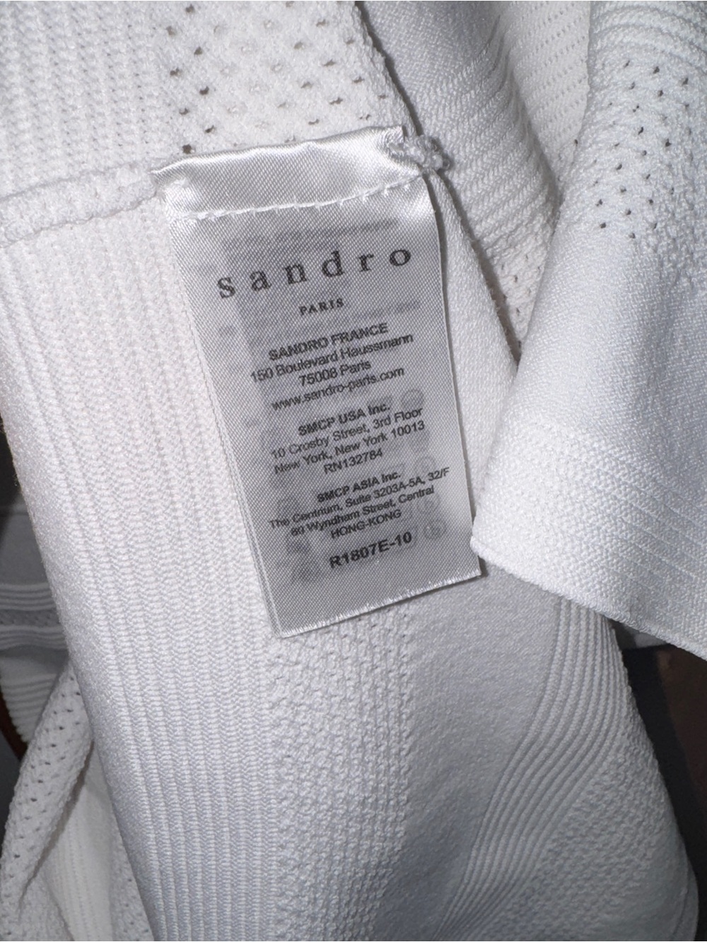 Sandro Knit Eyelet Dress - Picture 7 of 7